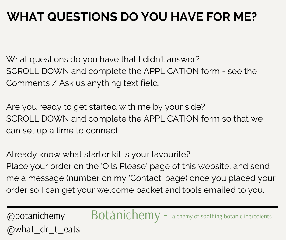 Questions for me? Questions for me?