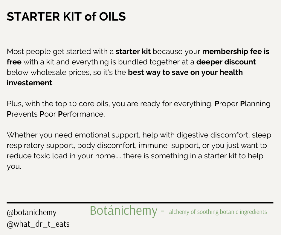 Starter kit of oils Starter kit of oils