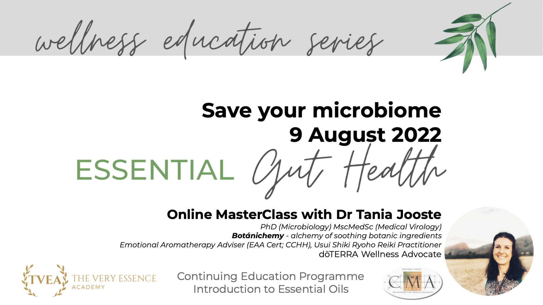 Save your Microbiome Masterclass Save your Microbiome Masterclass